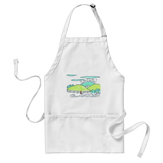 Somewhere / Sometime Standard Apron (Front)