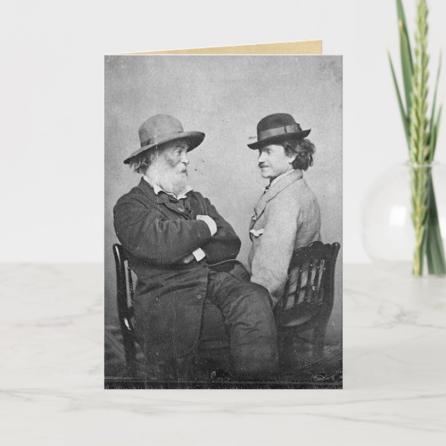 "Somewhere Waiting For You" Whitman & Peter Doyle Card (Front)