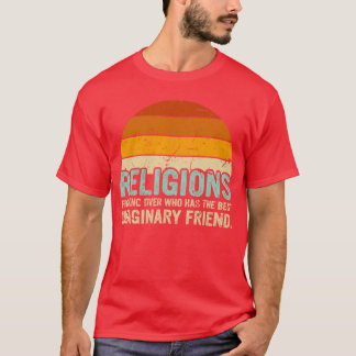 SOMMAS FUNNY Retro Atheist Science Funny Religions T-Shirt