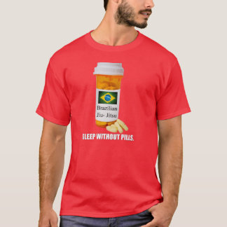 Sommeil de BJJ sans T-shirt d'obscurité de pilules