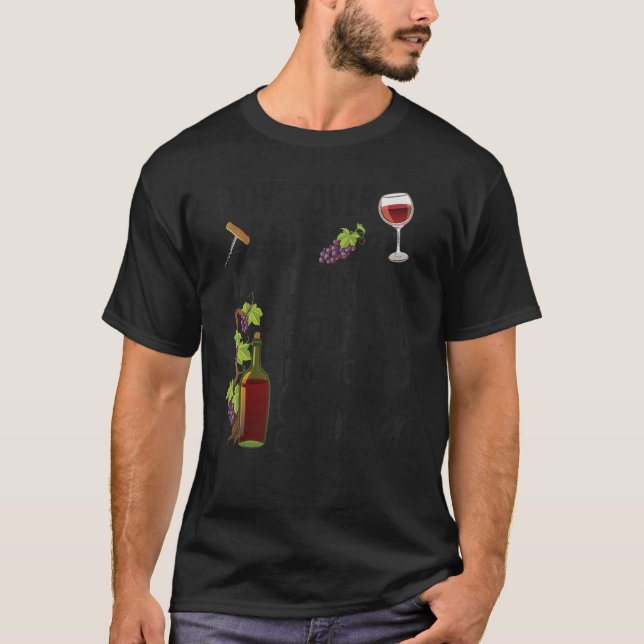 Sommelier Wine Drinking Tasting Girl Move Over Boy T-Shirt (Front)