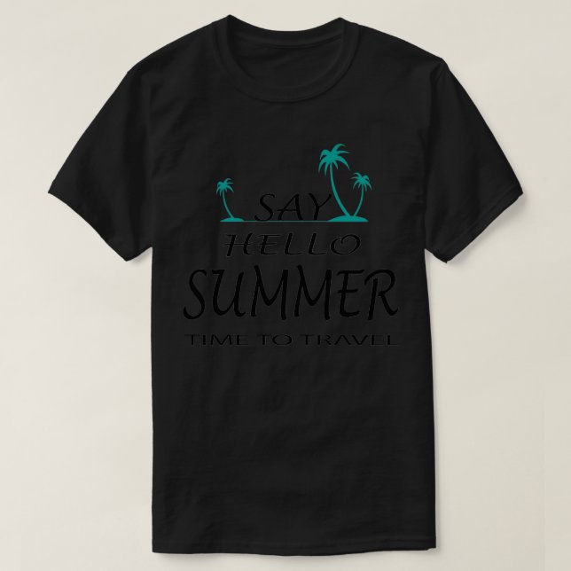 Sommer Hello Summer T-Shirt (Design Front)