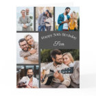 Son 6 Photo Collage Any Age Happy Birthday