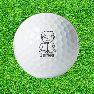 Son adorable golf gift balls