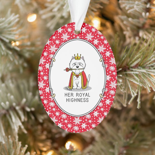 Son Altesse Royale la reine Westie Chien (Arbre)