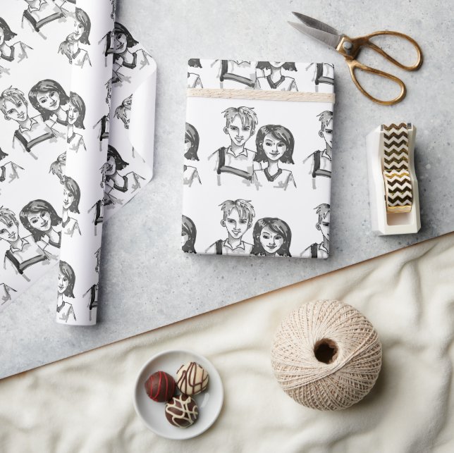 Son and Daughter Day Wrapping Paper (Crafts)
