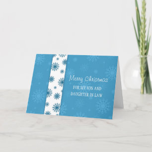Son and Daughter in Law Merry Christmas Card