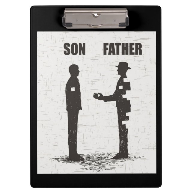 Son And Father Clipboard (Front)