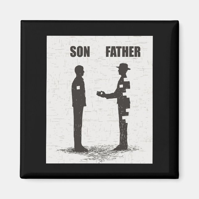 Son And Father Magnet (Front)