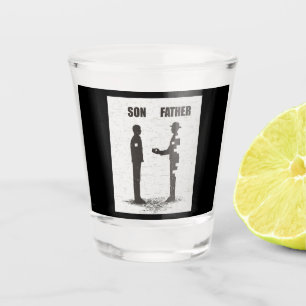 Son And Father Shot Glass