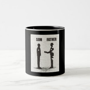 Son And Father Two-Tone Coffee Mug