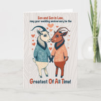 Son and Husband Goats Gay Wedding Anniversary