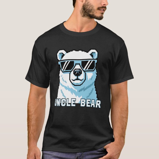 Son Bear Pixel Bear Sunglasses T-Shirt (Front)