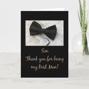 son    best man thank you card