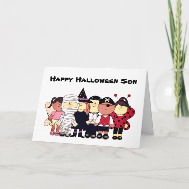 *****SON*****  BOO TO YOU FROM ***MOM & DAD*** CARD (Front)