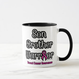 Son Brother Warrior...Breast Cancer Mug