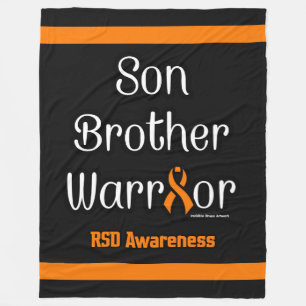 Son Brother Warrior...RSD Fleece Blanket