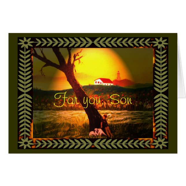 Son Card (Front Horizontal)