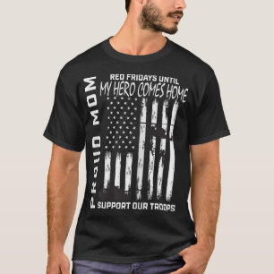Son Daughter Mom Red Friday Military Support Troop T-Shirt