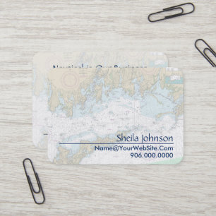 Son de l'île Fisher Authentic Carte nautique