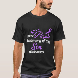 Son Drug Overdose Awareness Memory T-Shirt