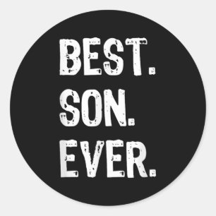 Son Ever Funny Family Cool Classic Round Sticker