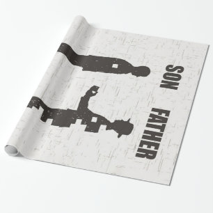 Son Father Gift For Father From Son, Best Dad Wrapping Paper