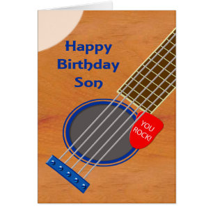 Son Guitar Player Birthday
