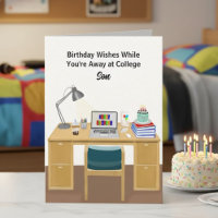 Son Happy Birthday College Dorm Celebration