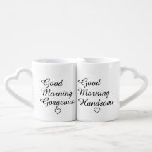 Son & Hers Good Morning Nesting Logs Mugs