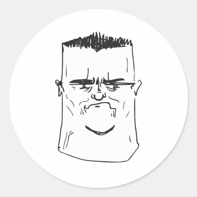 Son I Am Disappoint Father Rage Comic Meme Classic Round Sticker (Front)