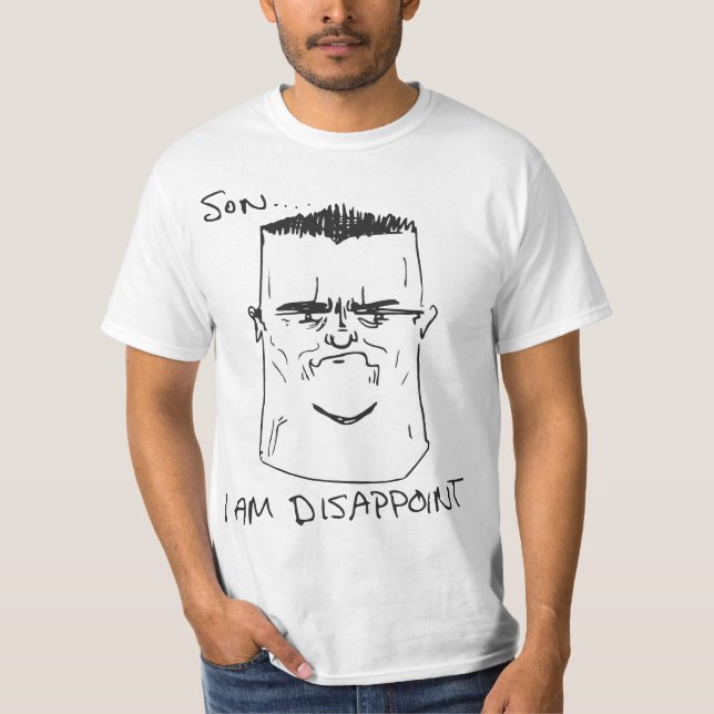 Son I Am Disappoint Father Rage Comic Meme T-Shirt (Front)