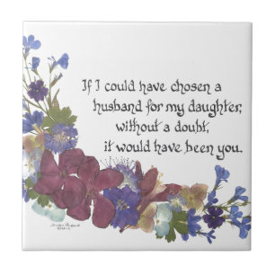 Son-in-Law gift Tile