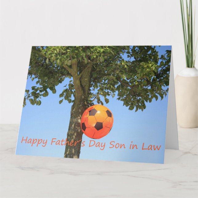 son in law Happy Father's Day Card (Front)