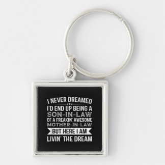 Son In Law Of A Awesome Mother In Law Gift T-shirt Keychain