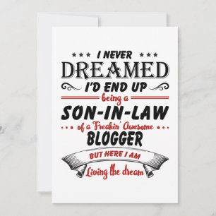 Son In Law Of Awesome Blogger Announcement