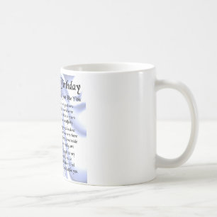 Son in Law poem -  Happy Birthday Design Coffee Mug