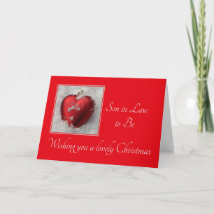 son in law to be Merry Christmas card