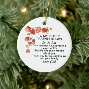 Son In-law, Wedding Gift  Ceramic Ornament