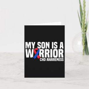 Son Is A Warrior Chd Congenital Heart Disease Awar Card