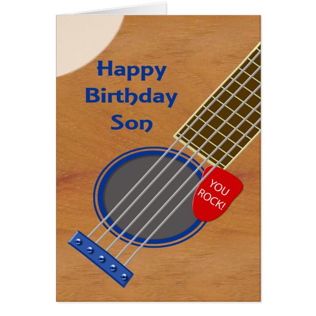 Son Joueur de guitare Anniversaire (Devant)