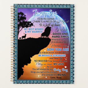 Son Lovers To My Son There's A Piece Of My Heart Planner