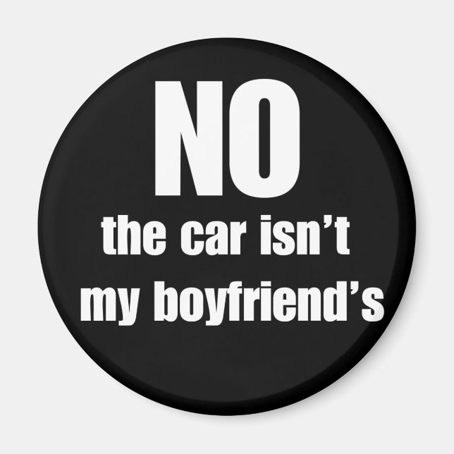Son Magnet de voiture de ma voiture (Devant)