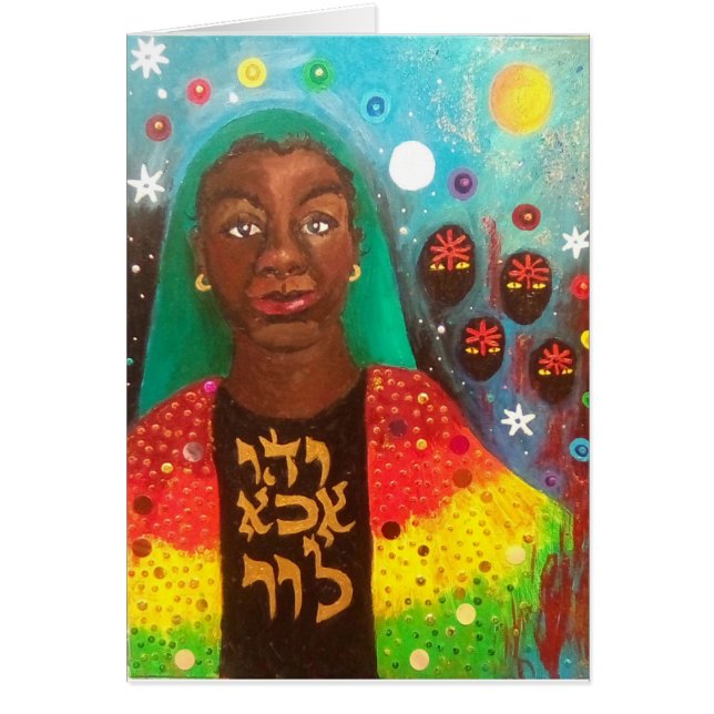 Son manteau de plusieurs couleurs Carte pour notes (Devant)