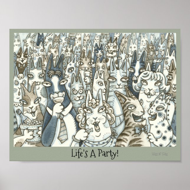 SON N'Fitz Party Cats POSTER (Devant)