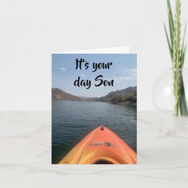 *SON* "NICE SMOOTH RIDE" FOR YOUR BIRTHDAY CARD (Front)