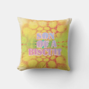 Son of a Biscuit Throw Pillow