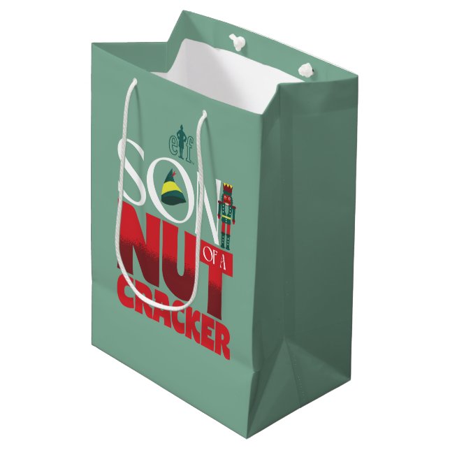 Son of a Nutcracker Graphic Medium Gift Bag (Front Angled)
