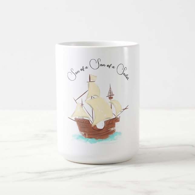 Son of a Son of a Sailor pirate Coffee Mug (Center)