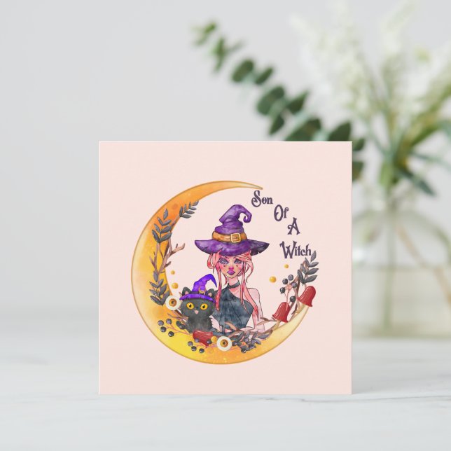 Son of a Witch – Crescent Moon Design (Standing Front)